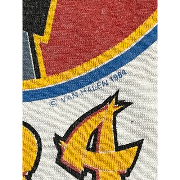 Van Halen 1984 World Tour Vintage 80s Shirt Small - Picture 5 of 11